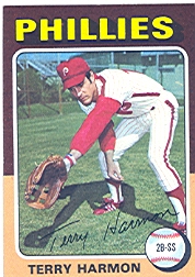 1975 Topps Baseball Cards      399     Terry Harmon